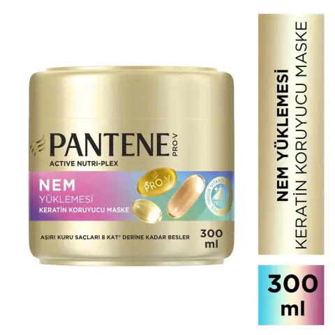 Pantene Nem Yüklemesi Keratin Koruyucu Maske 300 mL