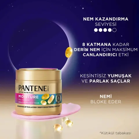 Pantene Nem Yüklemesi Keratin Koruyucu Maske 300 mL
