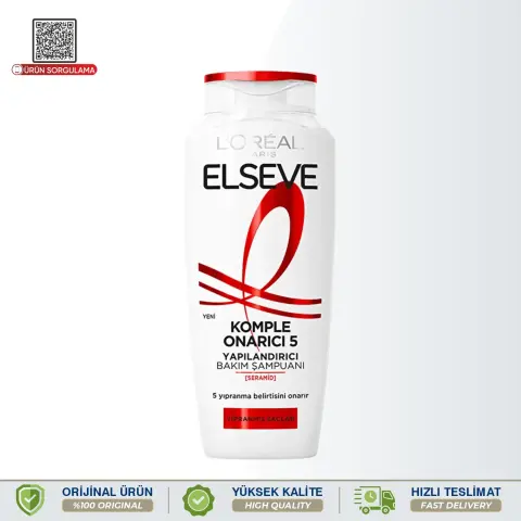 Elseve Komple Onarıcı 5 Yapılandırıcı Bakım Şampuanı 300 mL