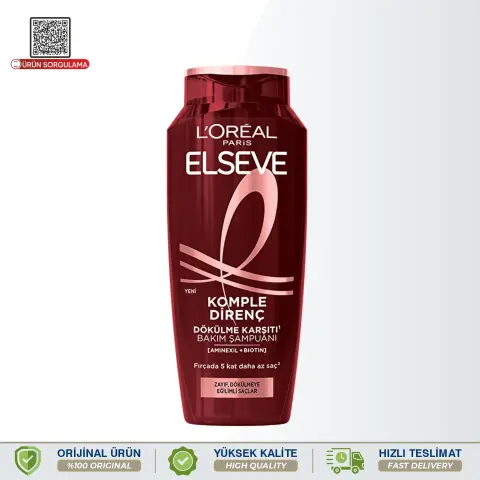 Elseve Komple Direnç Dökülme Karşıtı Bakım Şampuanı 300 mL