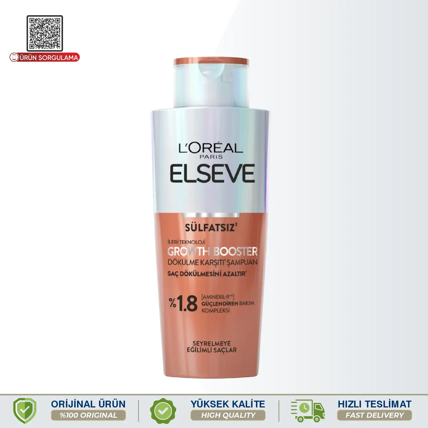Elseve Growth Booster Dökülme Karşıtı Şampuan 200 mL