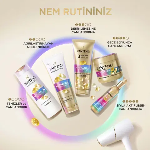 Pantene Nem Yüklemesi Durulanmayan Saç Kremi 135 mL