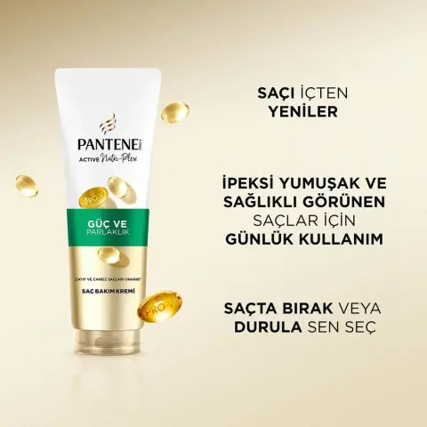 Pantene Güç ve Parlaklık Saç Bakım Kremi 275 mL
