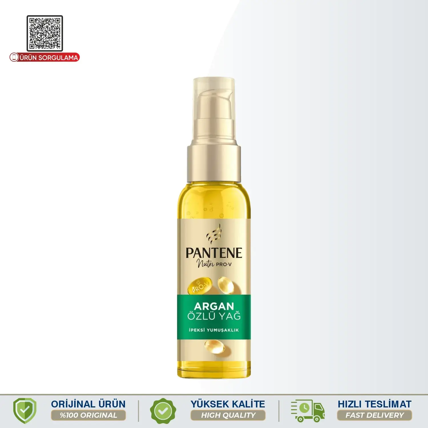 Pantene Argan Özlü Saç Bakım Yağı 100 mL
