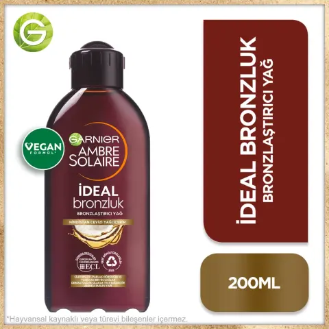Garnier Ambre Solaire İdeal Bronzluk Bronzlaştırıcı Yağ 200 mL