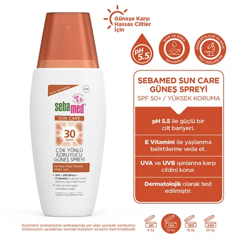 Sebamed Sun Care SPF 30 Çok Yönlü Koruyucu Güneş Spreyi 150 mL