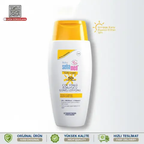 Sebamed Baby Sun Care SPF 50+ Çok Yönlü Bebek Koruyucu Güneş Losyonu 150 mL