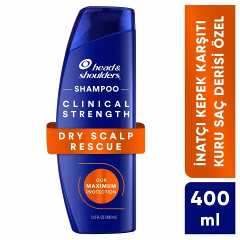 Head & Shoulders Clinical Strength Dry Scalp Rescue Kuru Saç Derisine Özel Şampuan 400 mL
