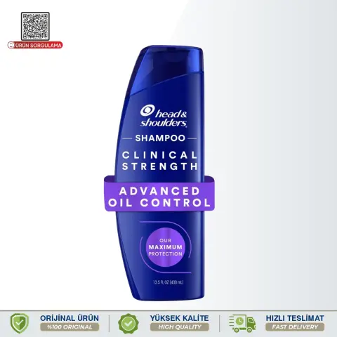 Head & Shoulders Clinical Strength Advanced Oil Control Yağ Dengeleyici Şampuan 400 mL