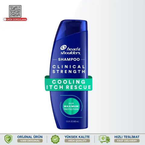 Head & Shoulders Clinical Strength Cooling Itch Rescue Kaşıntı Karşıtı Şampuan 400 mL