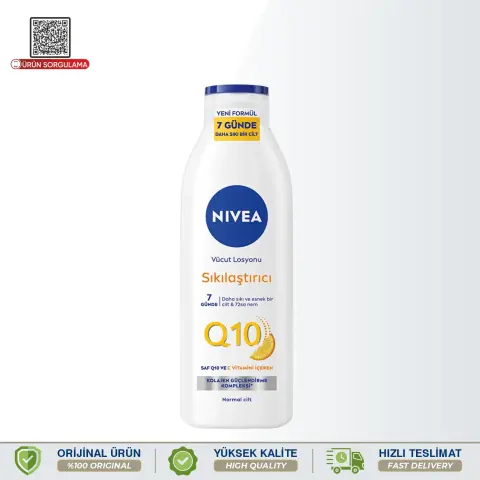 Nivea Q10 & Vitamin C Sıkılaştırıcı ve Nemlendirici Vücut Losyonu 250 mL