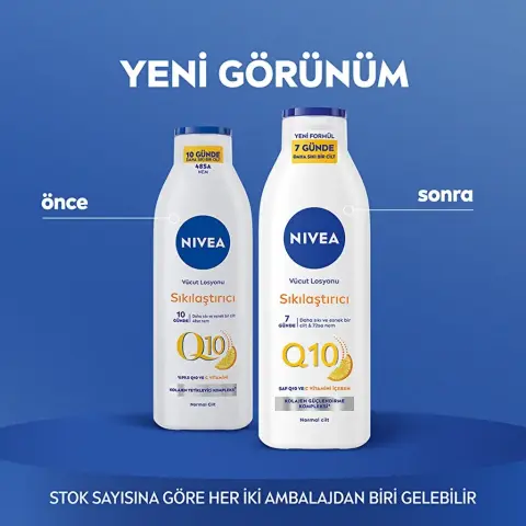 Nivea Q10 & Vitamin C Sıkılaştırıcı ve Nemlendirici Vücut Losyonu 400 mL