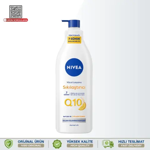 Nivea Q10 & Vitamin C Sıkılaştırıcı ve Nemlendirici Vücut Losyonu 400 mL