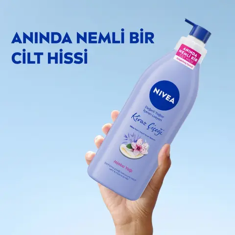 Nivea Kiraz Çiçeği Değerli Yağlar İçeren Vücut Losyonu 400 mL