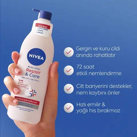 Nivea Repair & Care Yoğun Bakım Vücut Losyonu 400 mL
