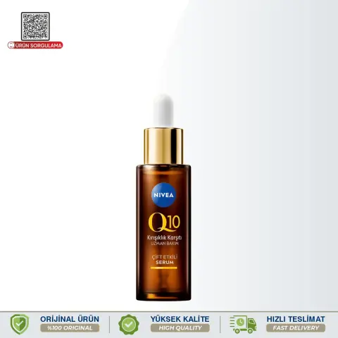 Nivea Q10 Kırışıklık Karşıtı Uzman Bakım Çift Etkili Serum 30 mL