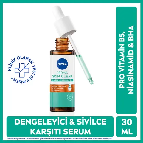 Nivea Derma Skin Clear Dengeleyici & Sivilce Karşıtı Serum 30 mL