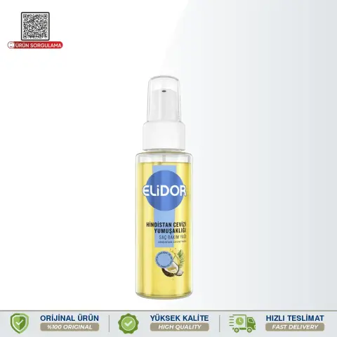 Elidor Hindistan Cevizi Yumuşaklığı Saç Bakım Yağı 80 mL
