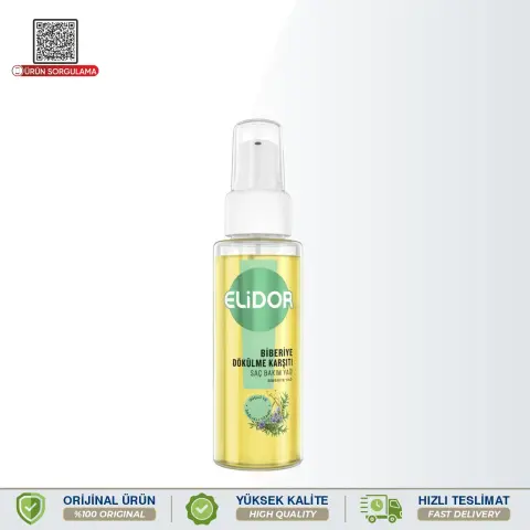 Elidor Biberiye Dökülme Karşıtı Saç Bakım Yağı 80 mL