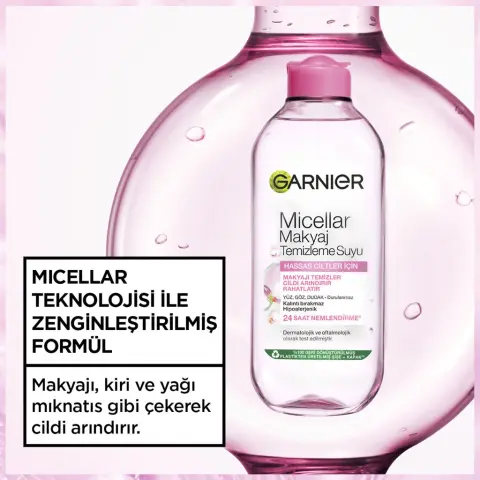 Garnier Micellar Kusursuz Makyaj Temizleme Suyu 400 mL