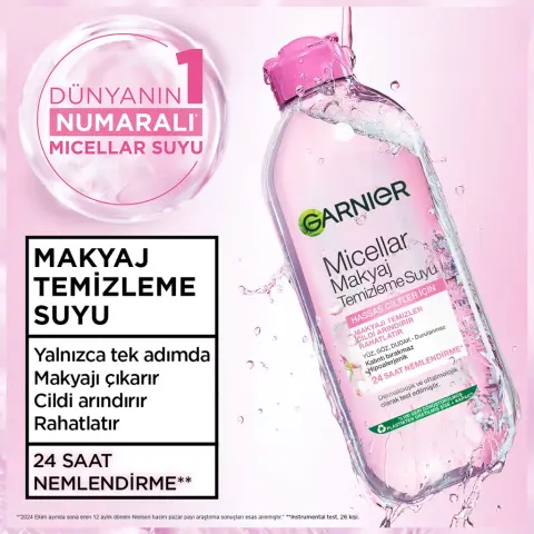 Garnier Micellar Kusursuz Makyaj Temizleme Suyu 400 mL