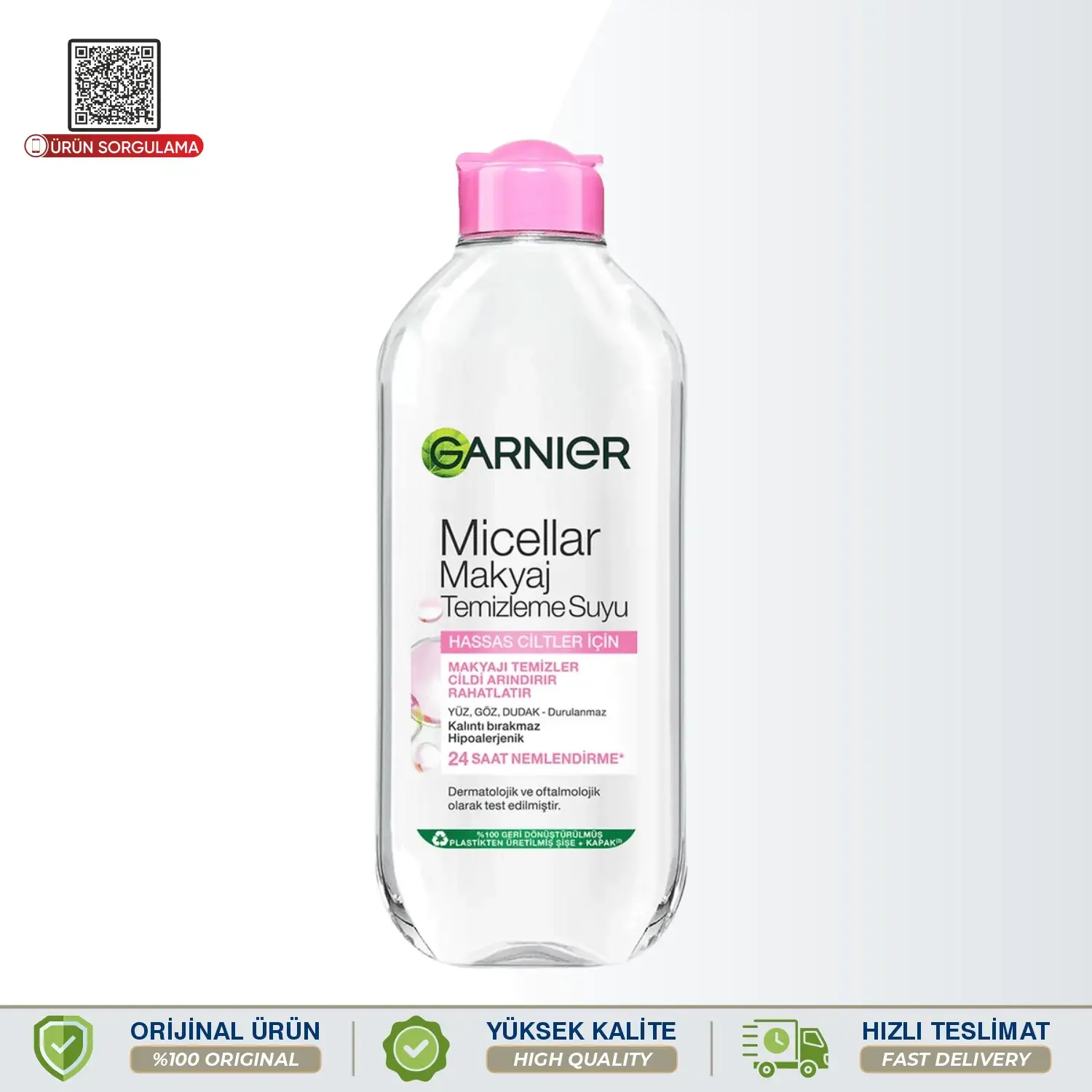 Garnier Micellar Kusursuz Makyaj Temizleme Suyu 400 mL
