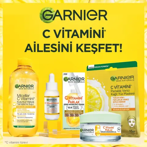 Garnier Micellar C Vitamini Kusursuz Makyaj Temizleme Suyu 400 mL