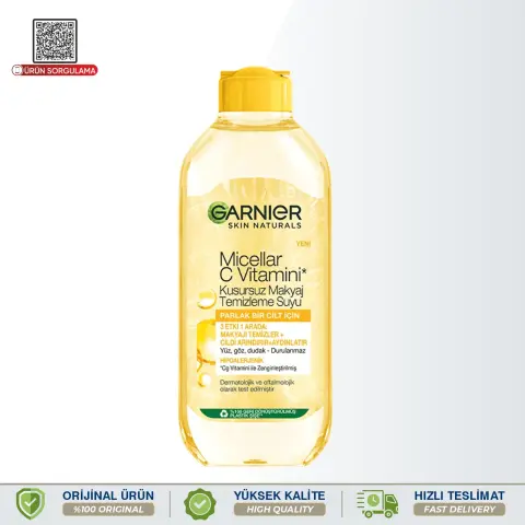 Garnier Micellar C Vitamini Kusursuz Makyaj Temizleme Suyu 400 mL