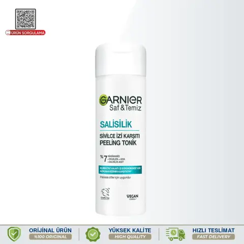 Garnier Salisilik Sivilce İzi Karşıtı Gözenek Sıkılaştırıcı Peeling Tonik 120 mL