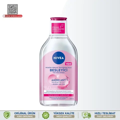 Nivea Micellar Besleyici Makyaj Temizleme Suyu 400 mL