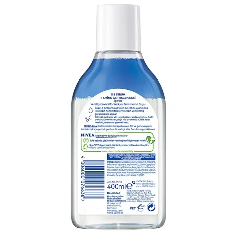 Nivea Micellar Yenileyici Makyaj Temizleme Suyu 400 mL