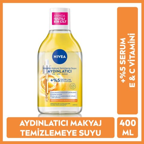 Nivea Micellar Aydınlatıcı Makyaj Temizleme Suyu 400 mL