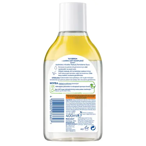 Nivea Micellar Aydınlatıcı Makyaj Temizleme Suyu 400 mL
