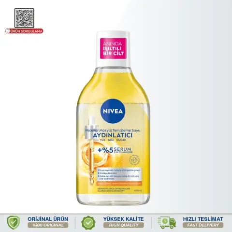 Nivea Micellar Aydınlatıcı Makyaj Temizleme Suyu 400 mL