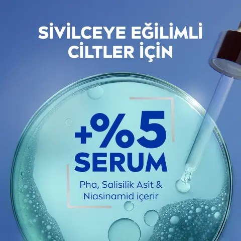 Nivea Micellar Derma Skin Clear Serum Etkili Çift Fazlı Makyaj Temizleme Suyu 200 mL