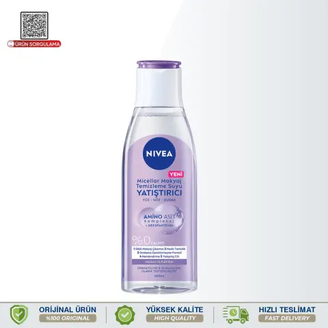 Nivea Micellar Yatıştırıcı Makyaj Temizleme Suyu 200 mL