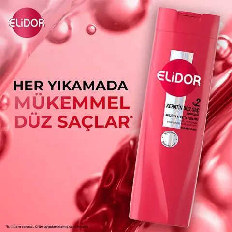 Elidor Brezilya Keratin Terapisi Saç Bakım Şampuanı 400 mL