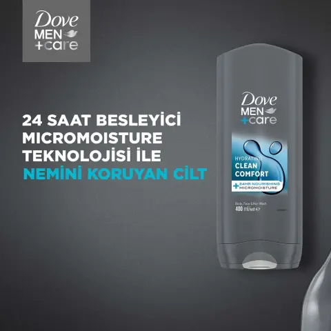 Dove Men +Care 3 in 1 Clean Comfort Nemlendirici Duş Jeli 400 mL