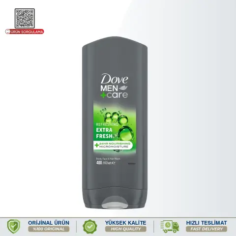 Dove Men +Care 3 in 1 Extra Fresh Ferahlatıcı Duş Jeli 400 mL
