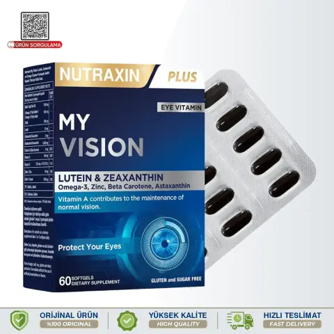 Nutraxin Plus My Vision Eye Vitamin 60 Softgels