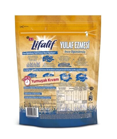 Eti Lifalif İnce Öğütülmüş Yulaf Ezmesi 350 g
