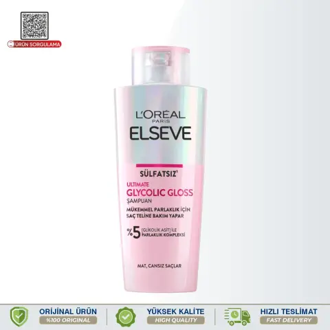 Elseve Ultimate Glycolic Gloss Parlaklık Mühürleyici Saç Laminasyonu 200 mL